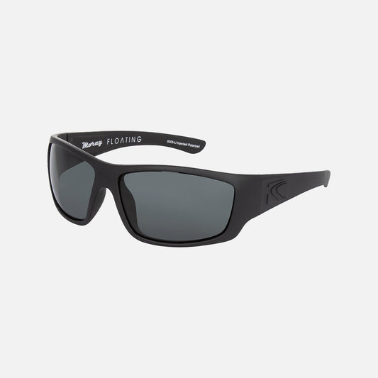 Moray - Floating Matte Black Frame Gray Injected Polarized Lens