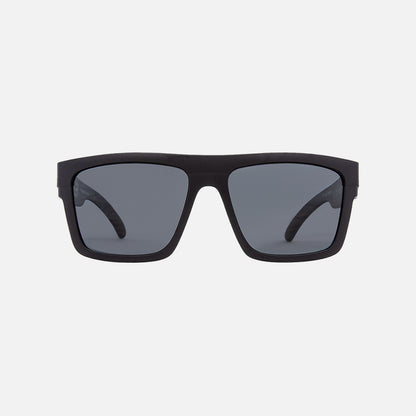 Volley - Floating Matte Black Frame Gray Injected Polarized Lens