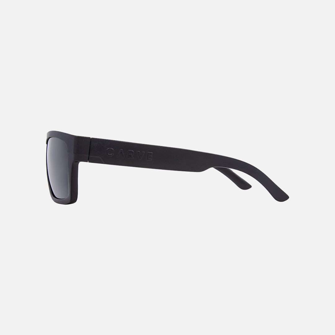 Volley - Floating Matte Black Frame Gray Injected Polarized Lens