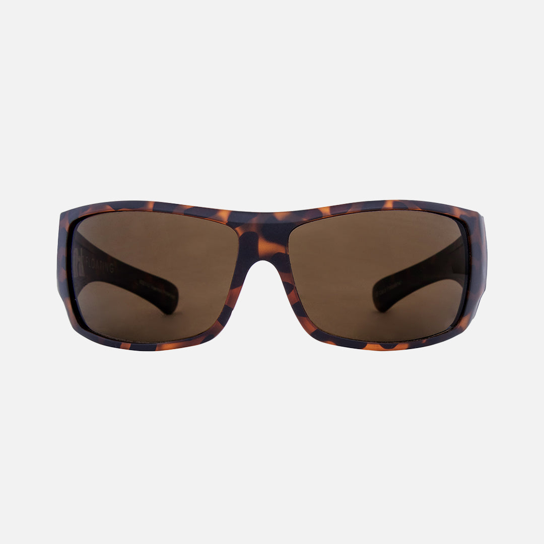 Wolfpak - Floating Matte Tort Frame Brown Injected Polarized Lens