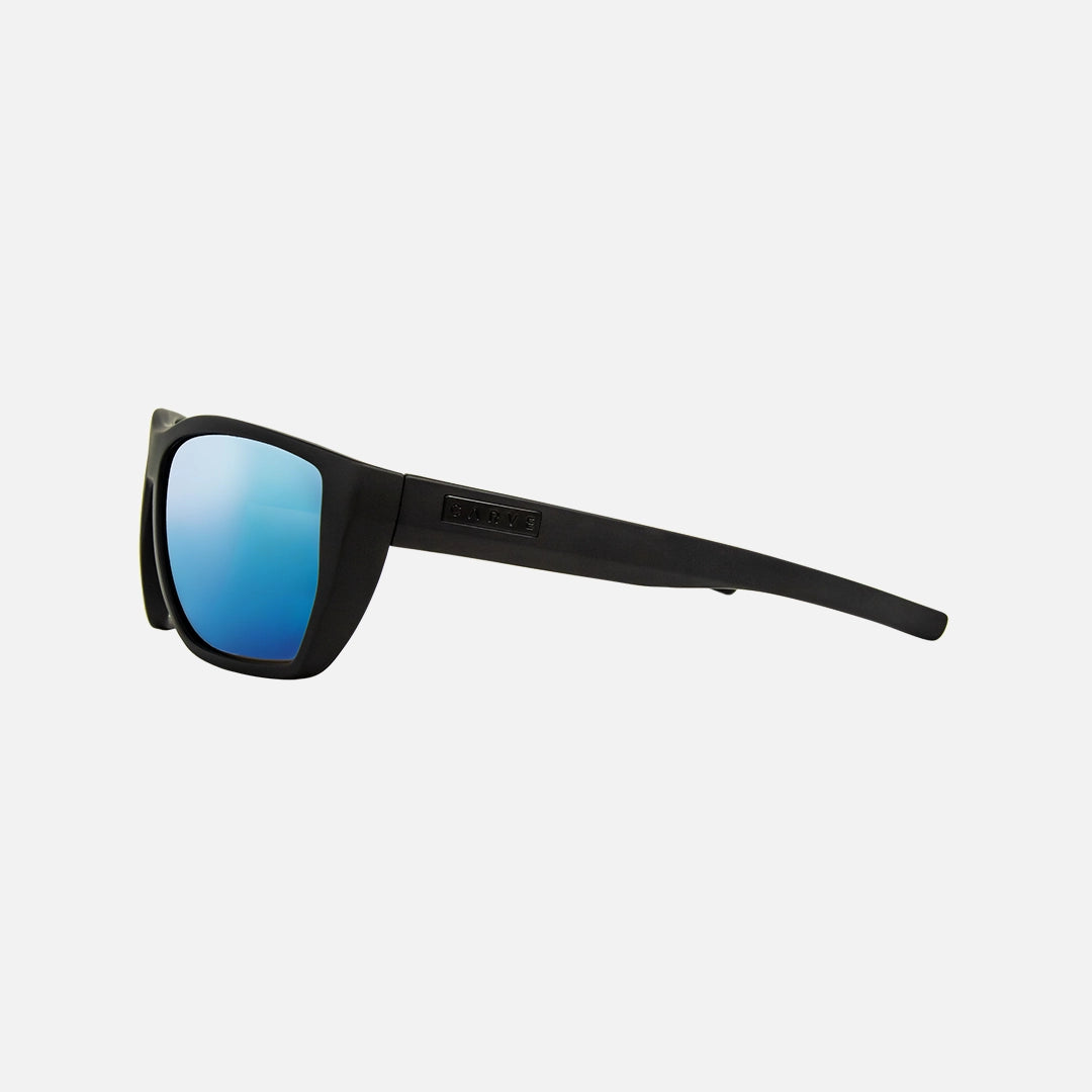 Carbon - Matte Black Frame - Polarized Mineral Glass Blue Iridium Lens