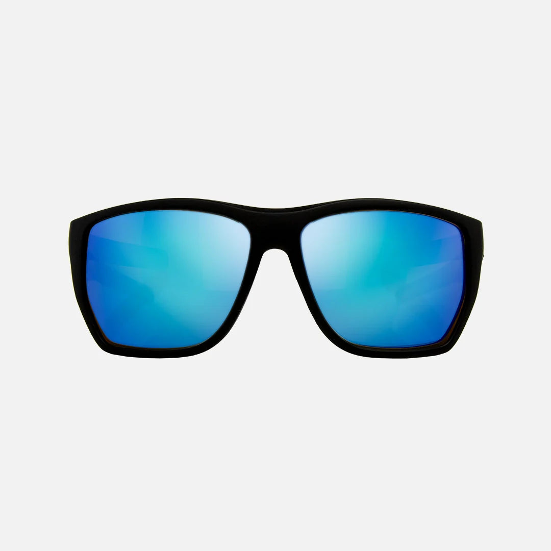 Carbon - Matte Black Frame - Blue Iridium Polarized Mineral Glass Lens