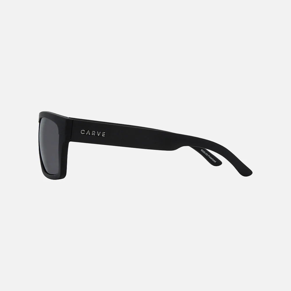 Volley - Recycled Matte Black with Gray Injected Polarized Lens