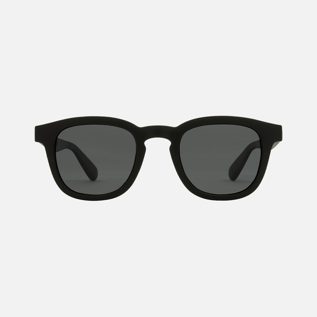 Havana - Matt Black Recycled Frame Gray Injected Polarized Lens