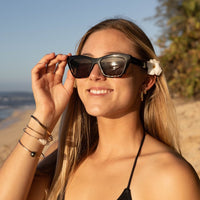 Tahoe II Alyssa Spencer - Gloss Black Tort Frame with Grey Polarized Lens