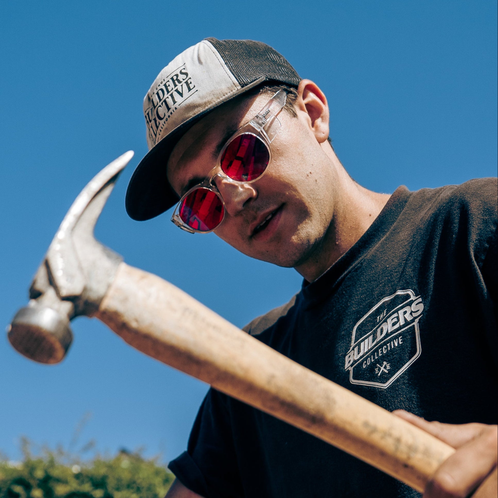 Chippy Z87 - Safety Gloss Clear Frame | Gray Polarized Red Iridium Lens