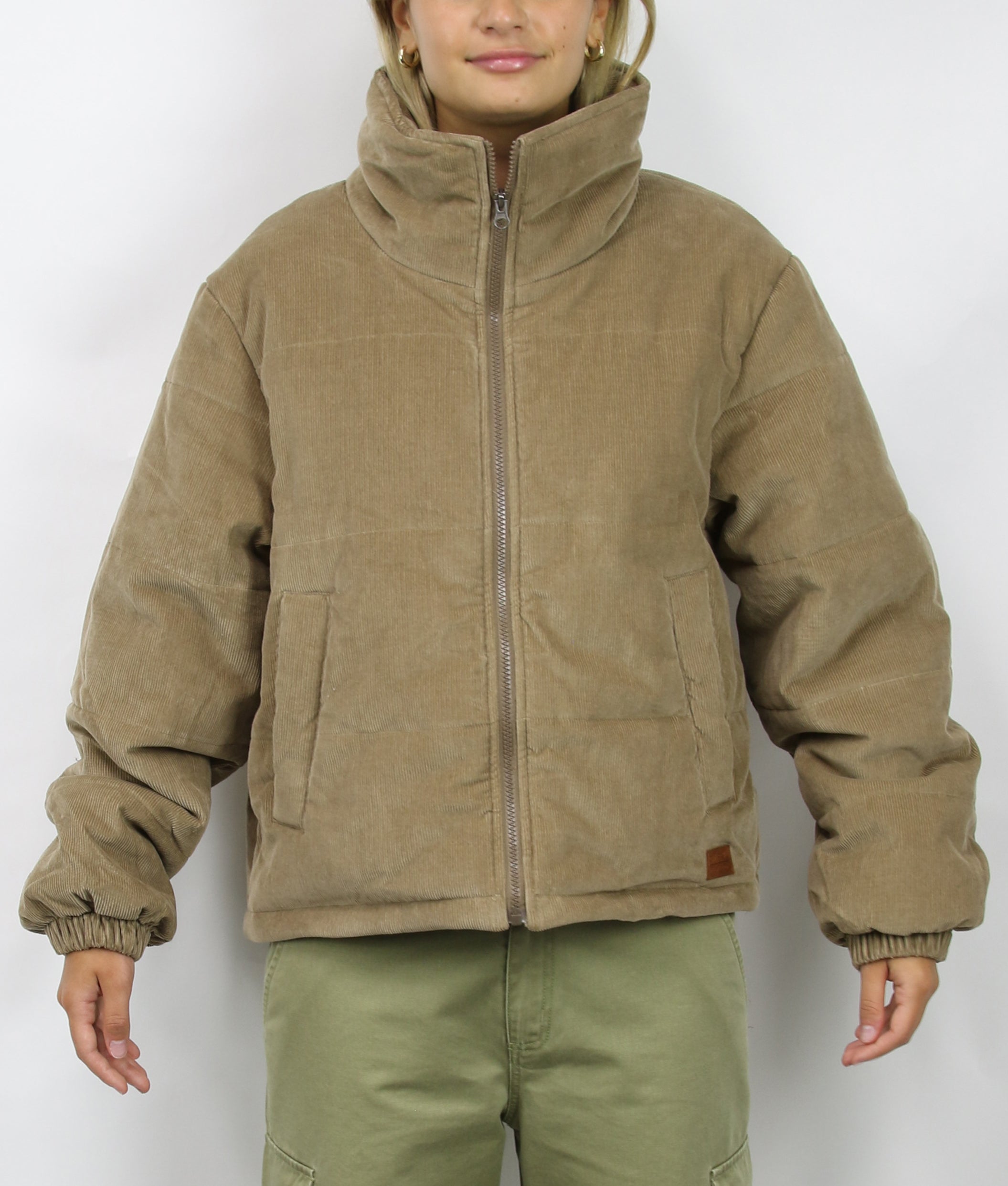 Beth - Womens Cord Jacket - Tan