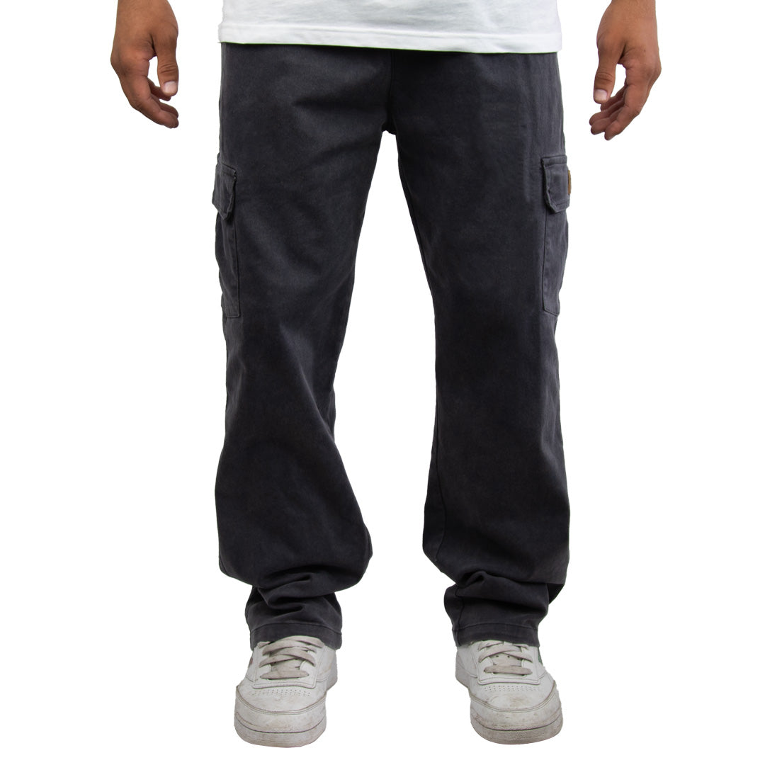 Atlas - Boy's Elastic Waist Cargo Pant - Charcoal