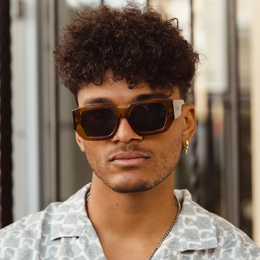 Catapult - Crystal Dark Sand Frame with Gray Lens