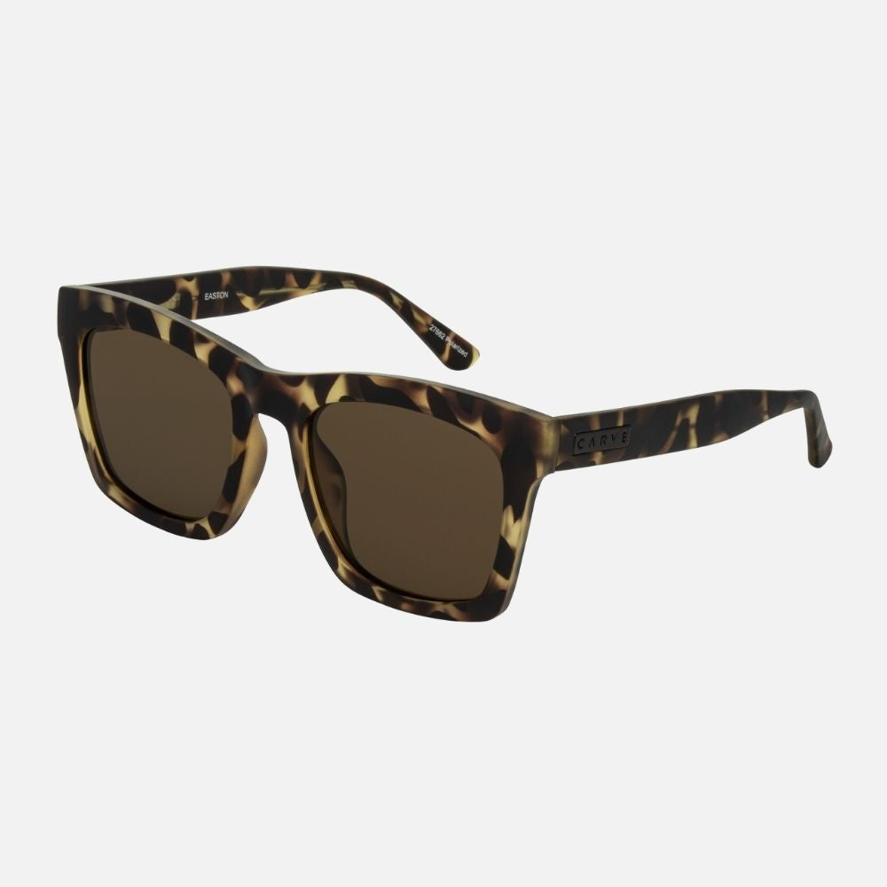 Easton - Matte Translucent Tort Brown Frame Injected Polarized Lens