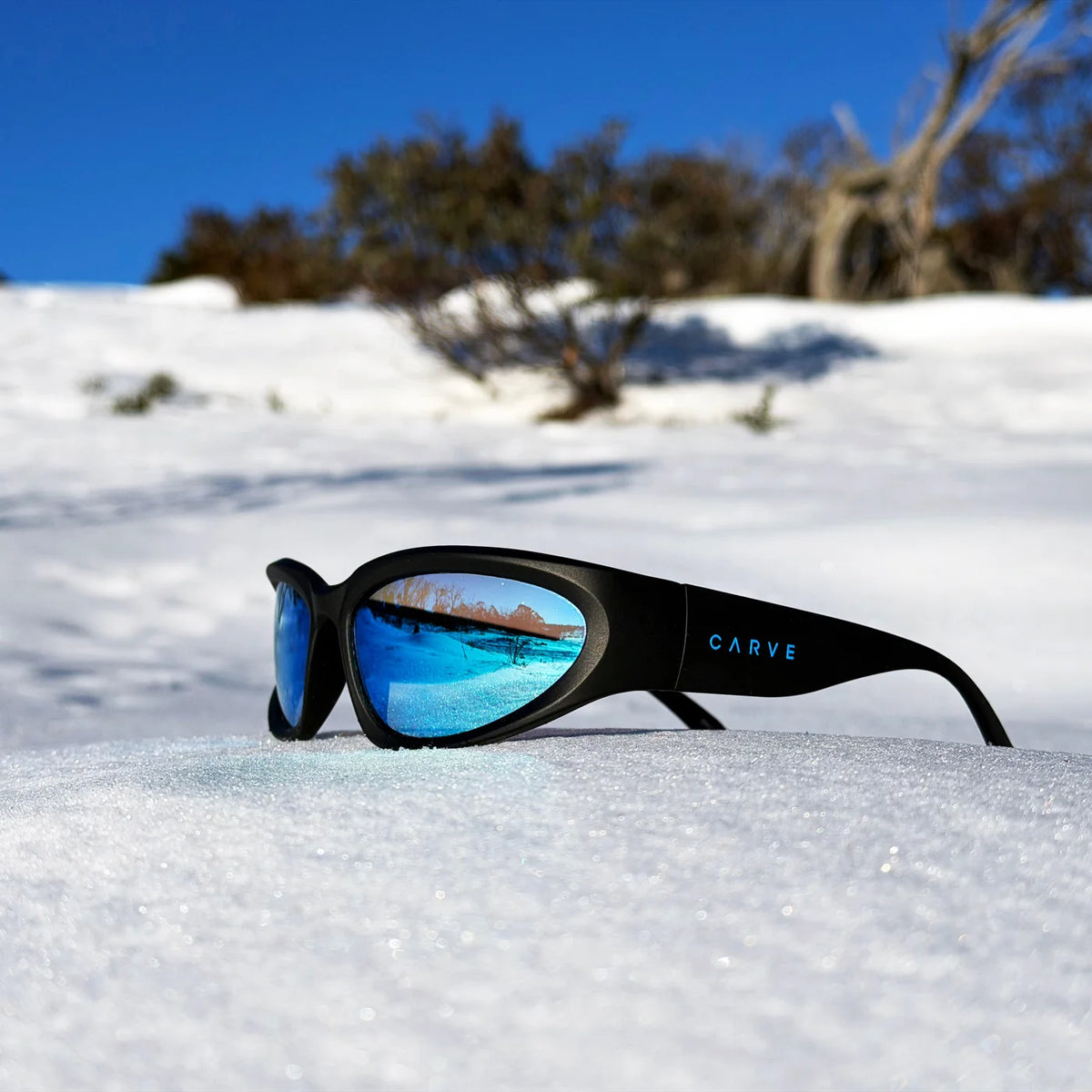 Kubix - Matte Black with Blue Iridium Lens
