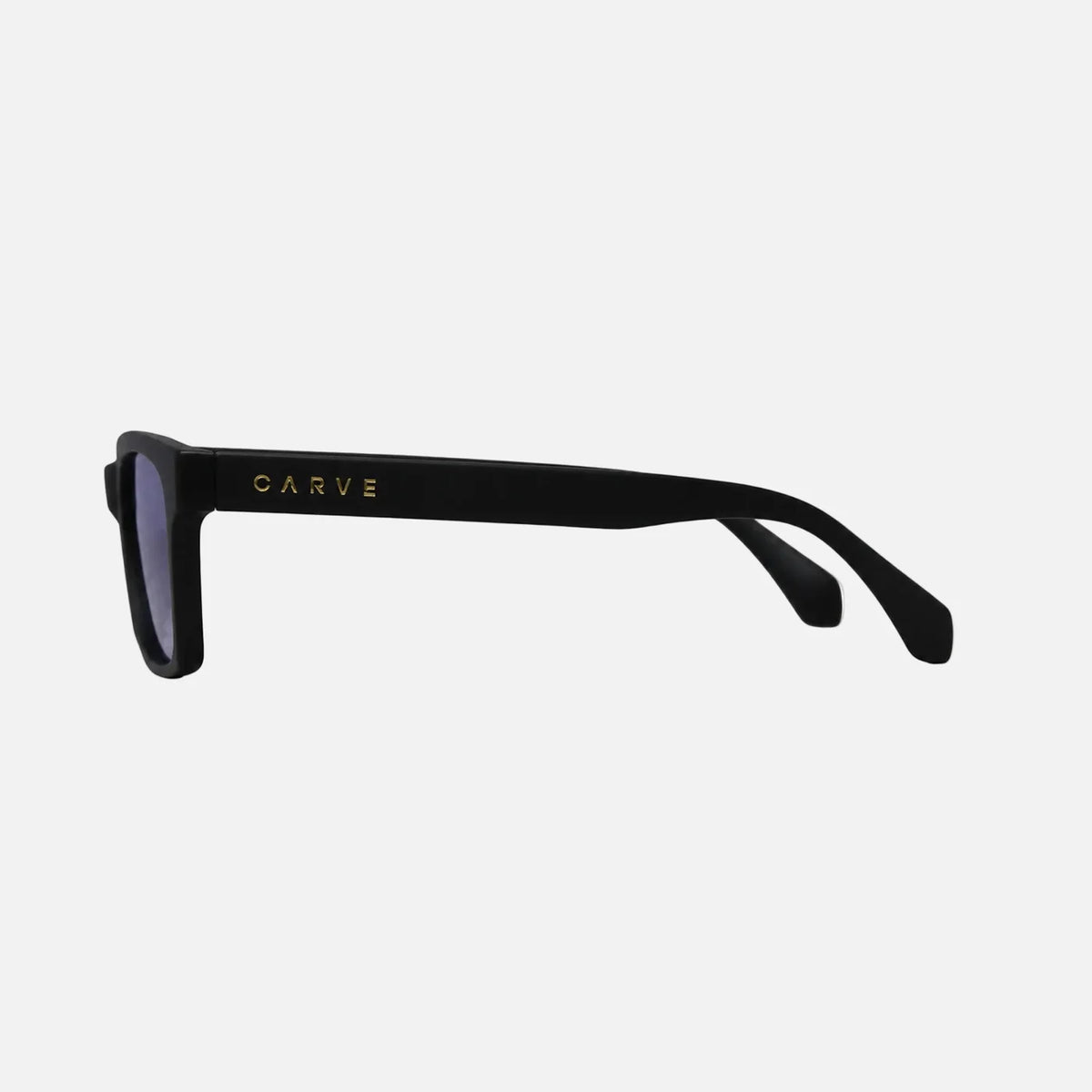Nutty Professor - Gloss Black with Violet Lens