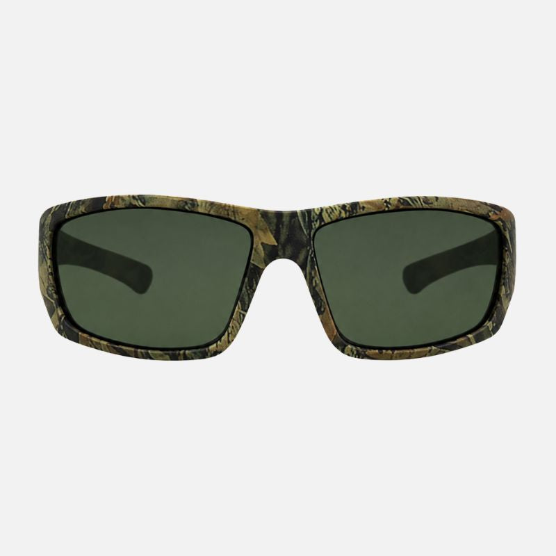 Moray - Matte Camo with Green Polarized Lens