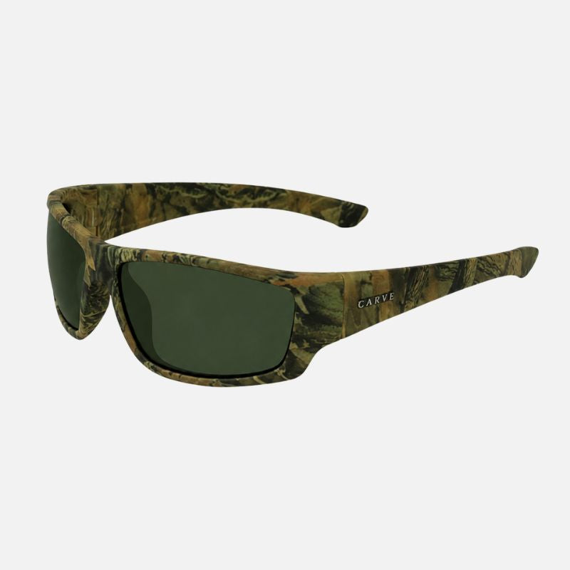 Moray - Matte Camo with Green Polarized Lens