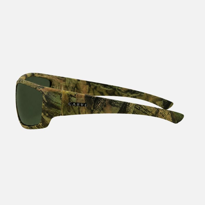 Moray - Matte Camo with Green Polarized Lens