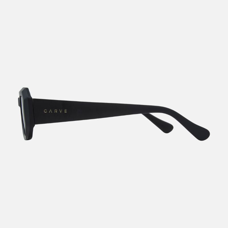 Asher - Matte Black with Gray Polarized Lens