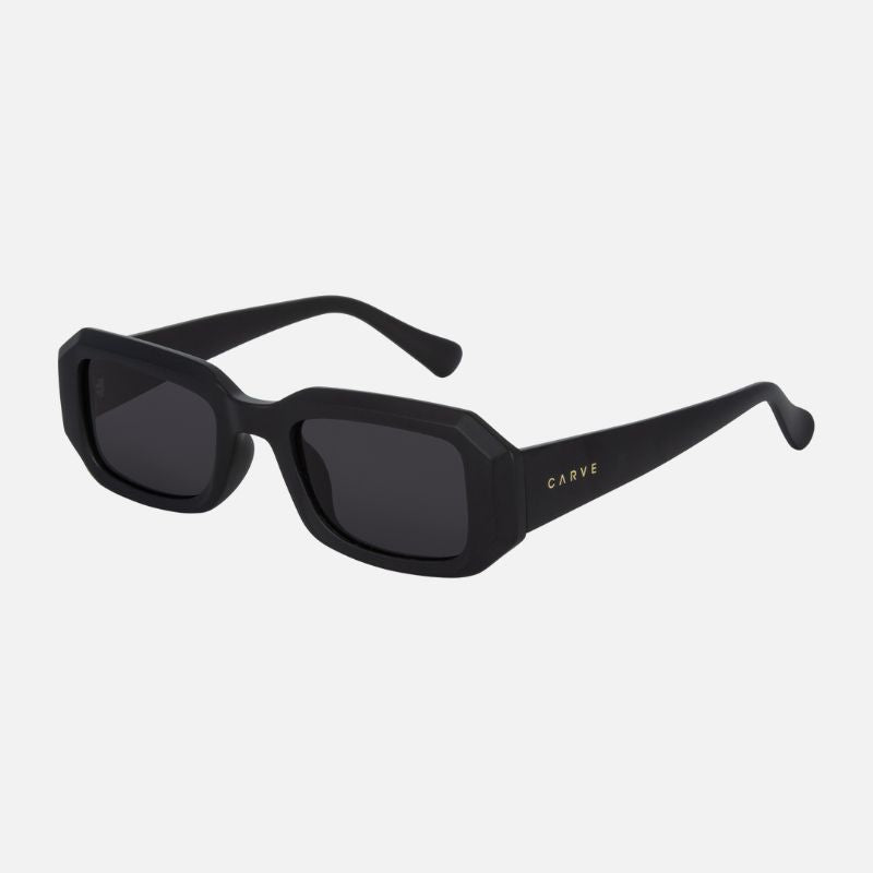 Asher - Matte Black with Gray Injected Polarized Lens