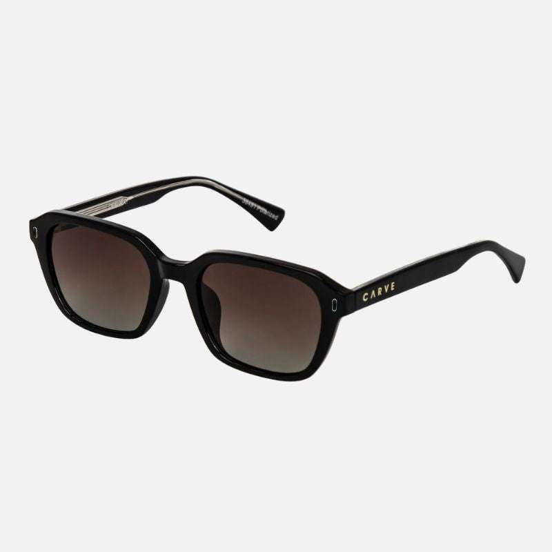 Del Ray - Gloss Black Frame Brown Gradient Polarized Lens