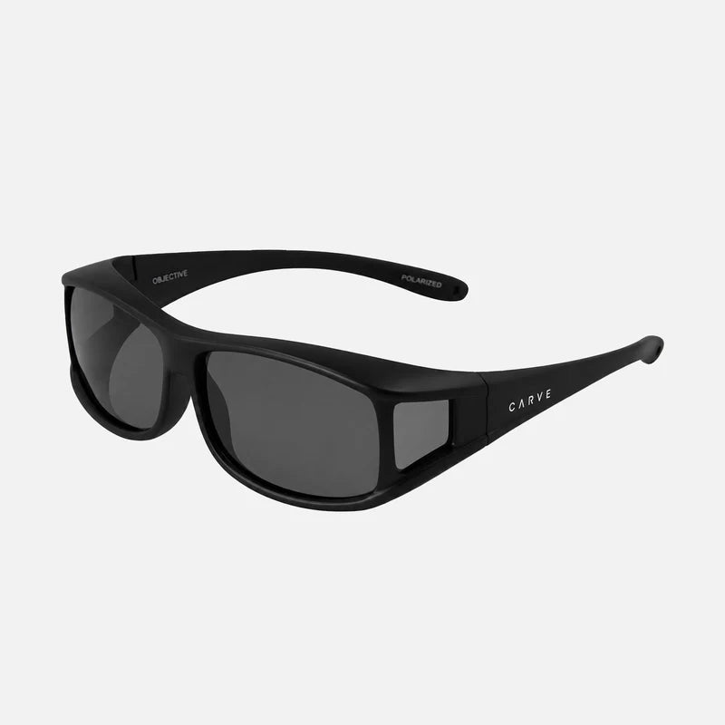 Objective - Matte Black with Gray Polarized Lens