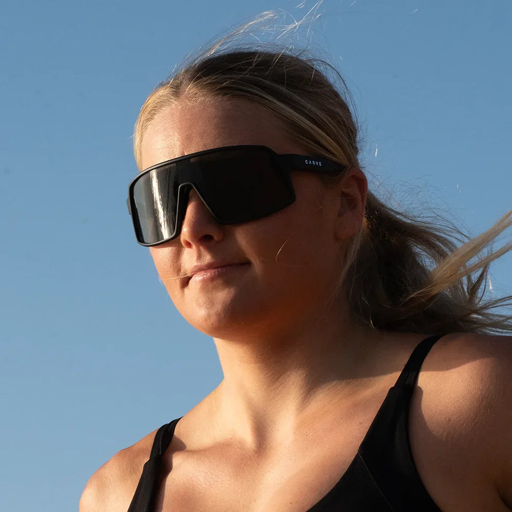 Sierra - Matte Black with Gray Lens