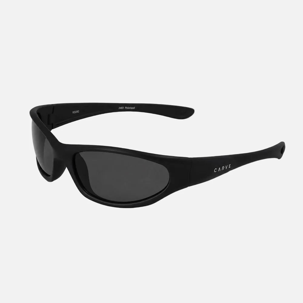 Vert - Matte Black with Gray Polarized Lens