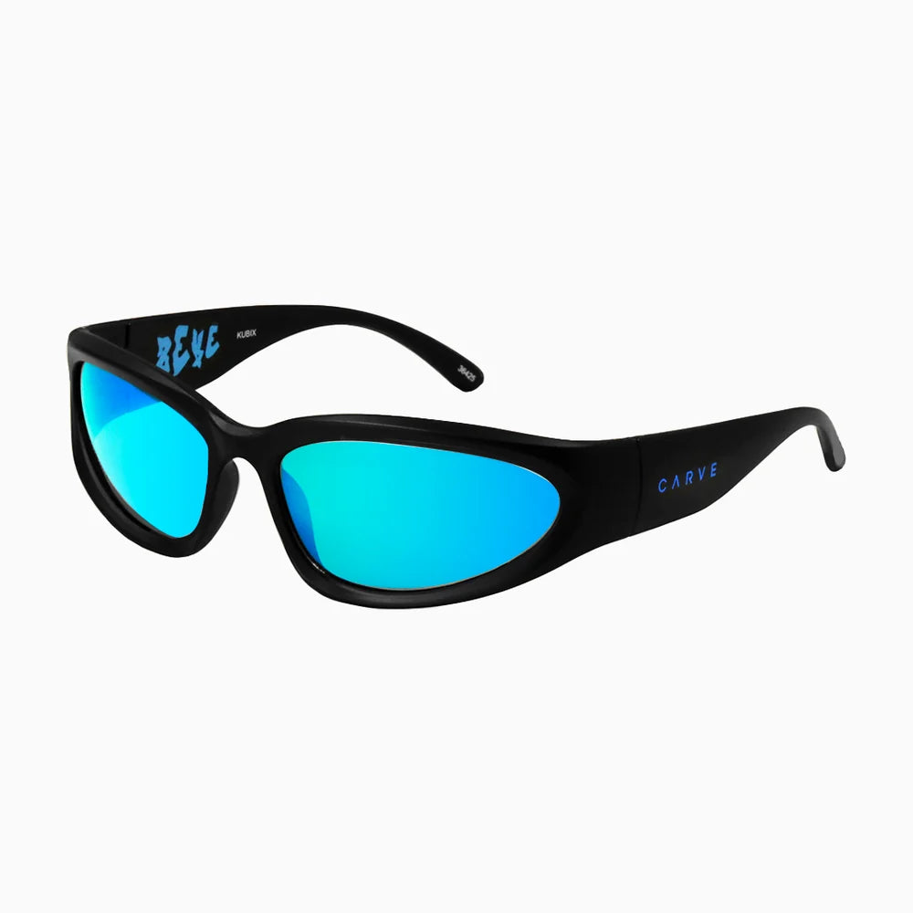 Kubix - Matte Black with Blue Iridium Lens