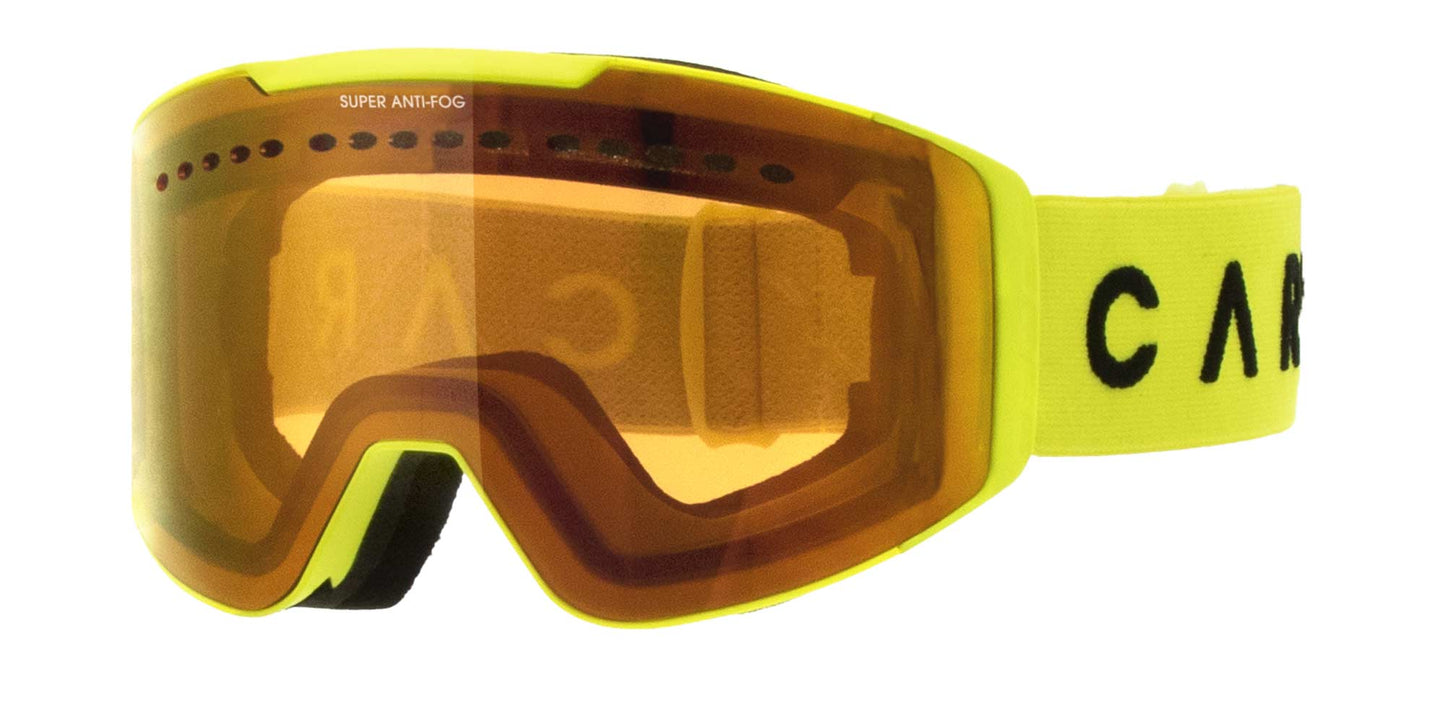 White Out - Matt Fluro Yellow Frame, Orange Lens with Red Iridium