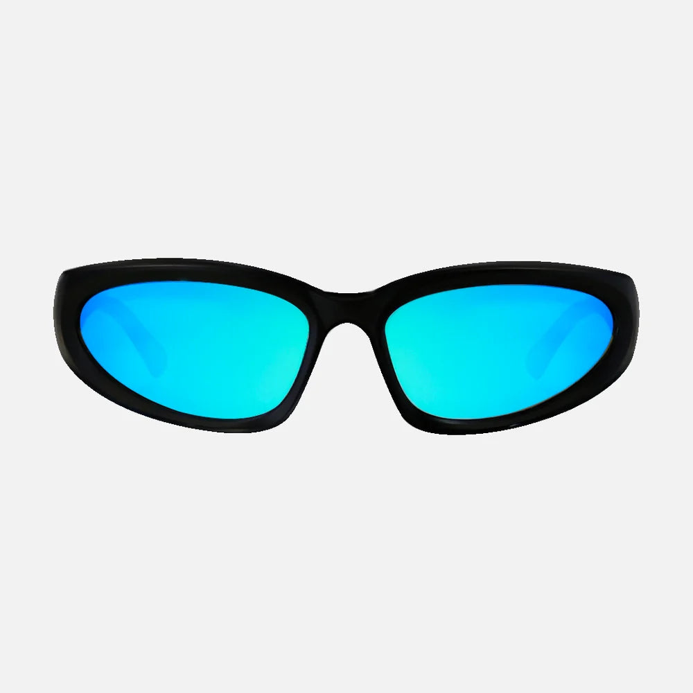 Kubix - Matte Black with Blue Iridium Lens