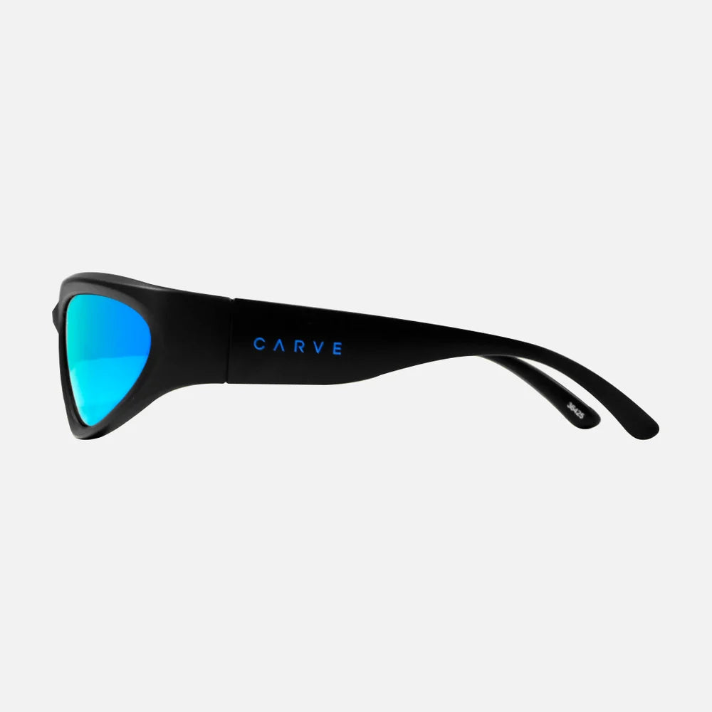 Kubix - Matte Black with Blue Iridium Lens