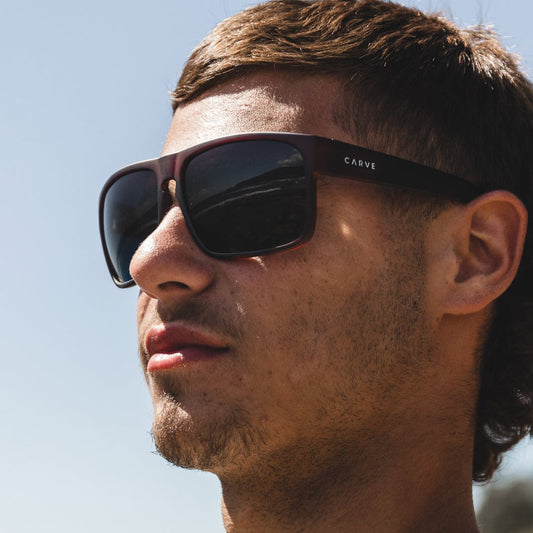 Vendetta - Matte Translucent Brick Recycled Frame Brown Polarized Lens