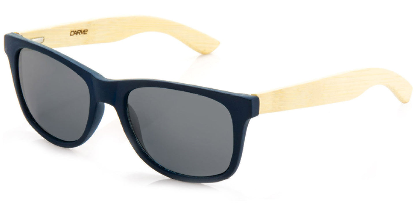 Bondi - Matte Navy / Bamboo Frame Sunglasses