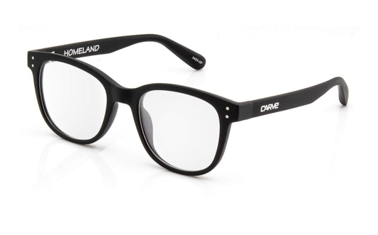 Homeland - Reading Matte Black Frame Glasses