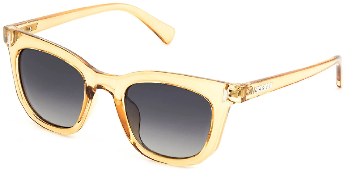 Nelson - Polarized Gloss Clear Honey Frame Sunglasses
