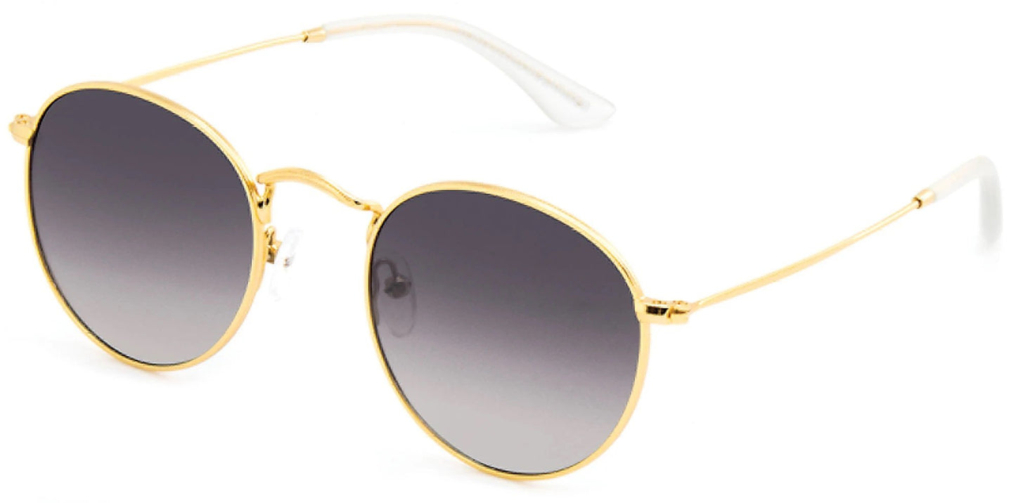 Yoko - Gray Polarized Gold Frame Sunglasses