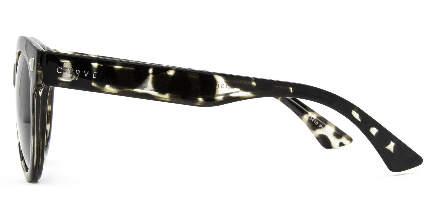 Harpo - Polarized Gloss Black Tort Frame Sunglasses