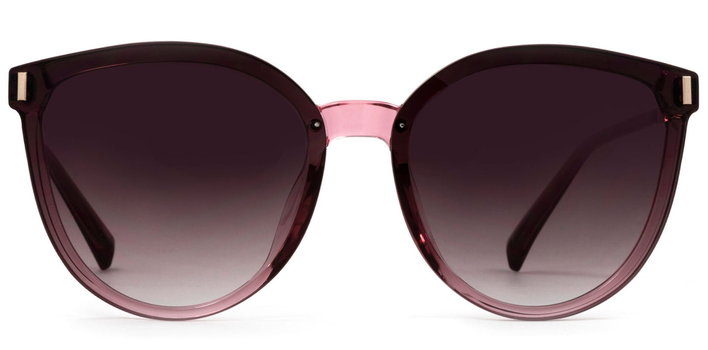 Harlow - Crystal Rose Frame Sunglasses