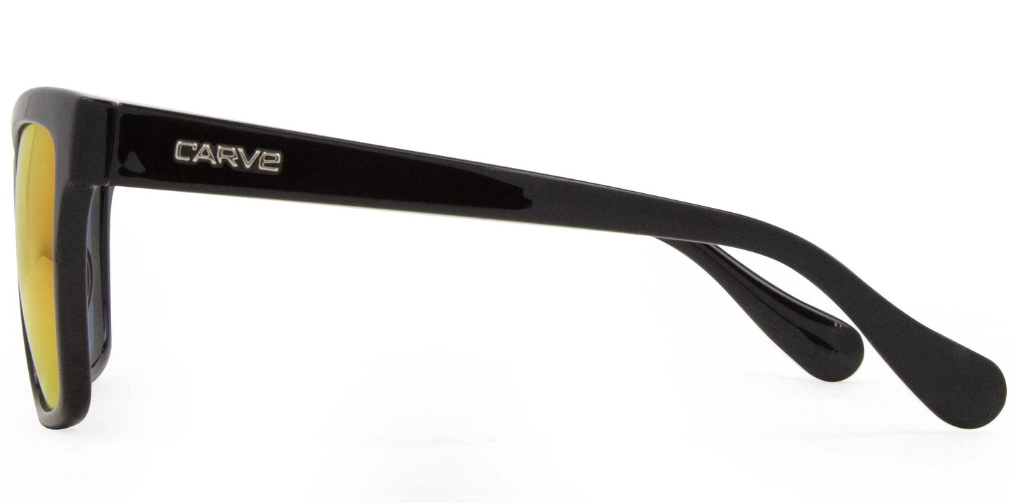 Gomez - Iridium Gloss Black Frame Sunglasses