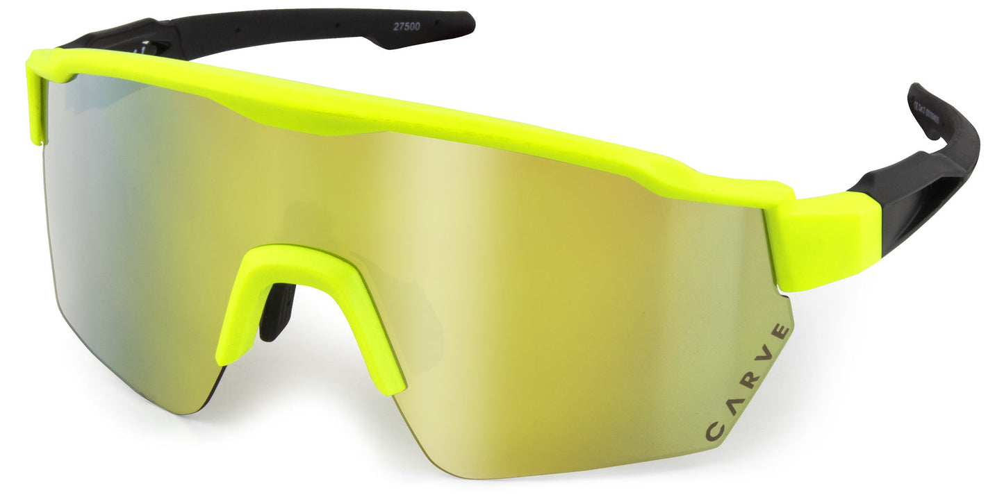 Formula 1 - Iridium Matte Fluro Yellow Frame Sunglasses