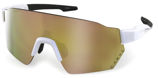 Level Up - Iridium Matte White Frame Sunglasses