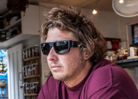 Porto - Polarized Gloss Black Frame Sunglasses