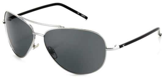 Top Dog - Polarized Gloss Silver Frame Sunglasses
