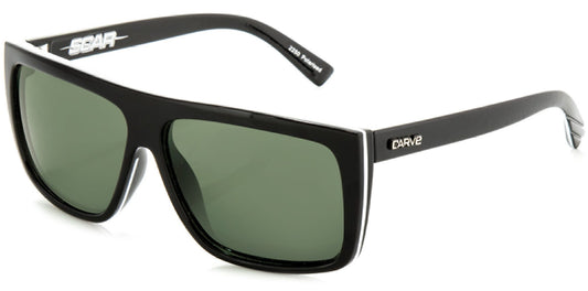 Scar - Polarized Gloss Black Frame Sunglasses