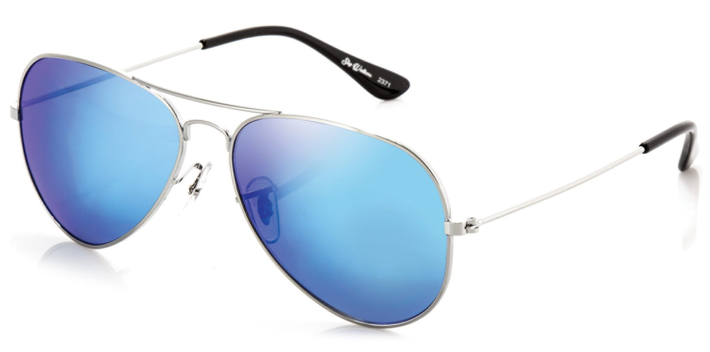 Sky Walker - Iridium Silver Frame Sunglasses