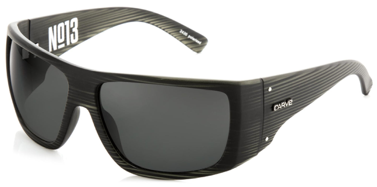 NO 13 - Polarized Matte Black Frame Sunglasses