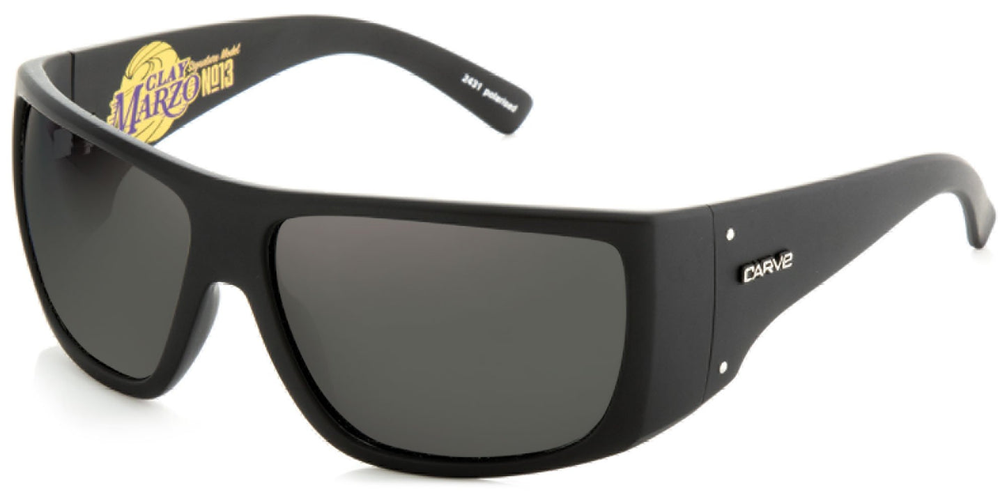 NO 13 - Polarized Matte Black / Clay Marzo Frame Sunglasses