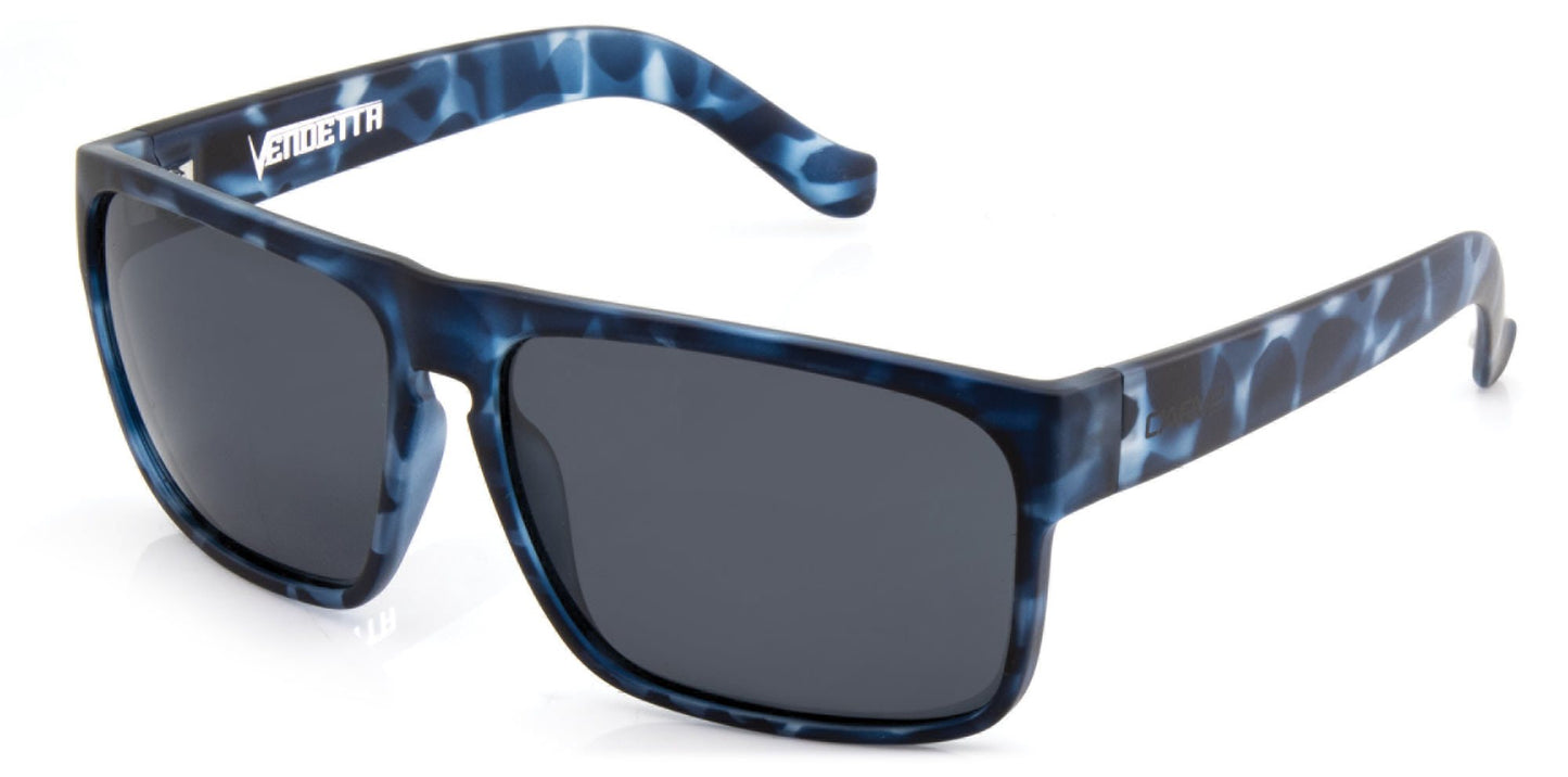 Vendetta - Polarized Blue Tort Frame Sunglasses