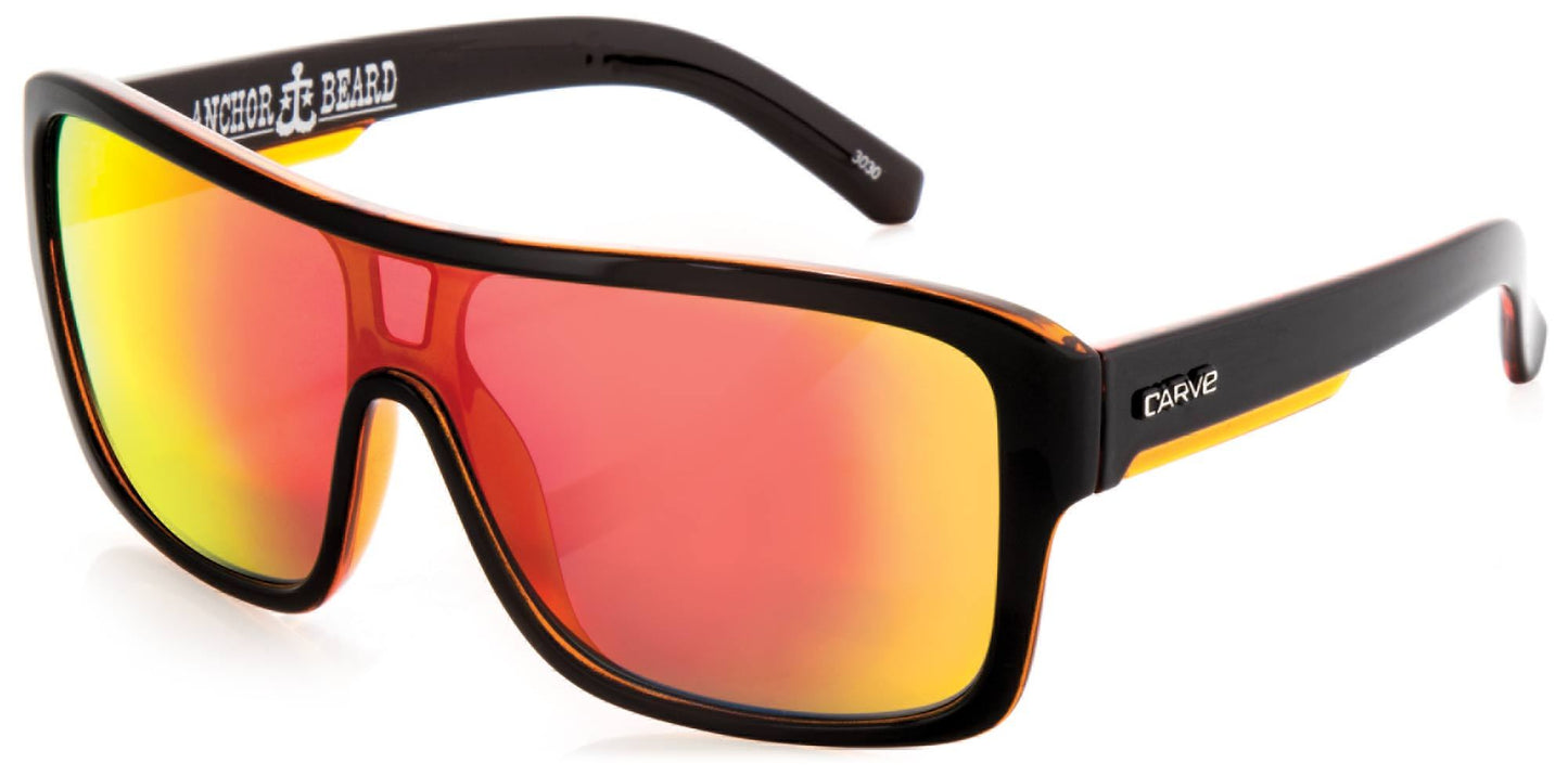 Anchor Beard - Iridium Gloss Black Frame Sunglasses