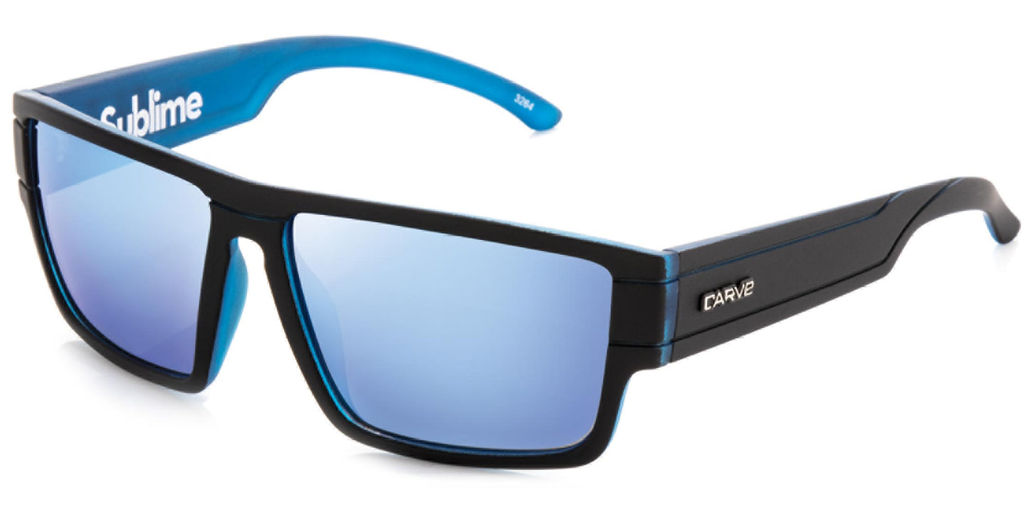 Sublime - Blue Iridium / Matte Black Frame Sunglasses