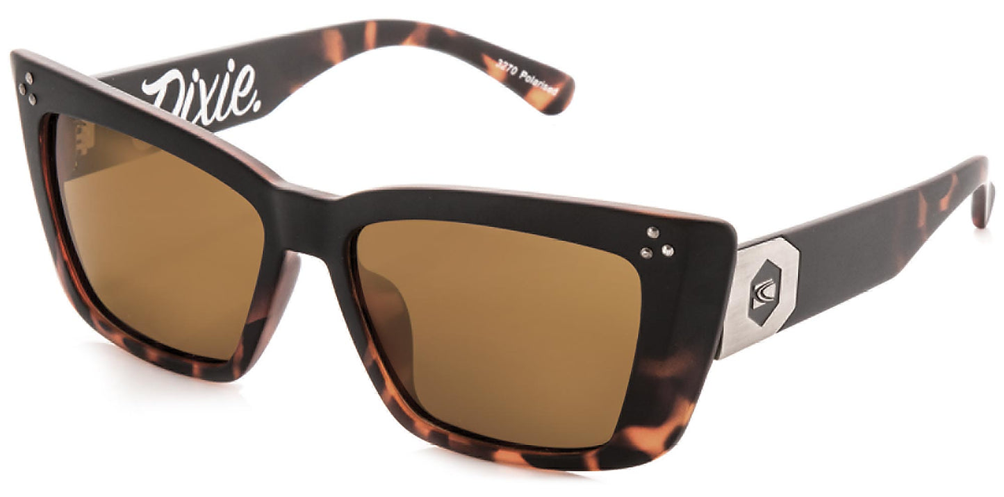 Dixie - Polarized Matte Tort Frame Sunglasses
