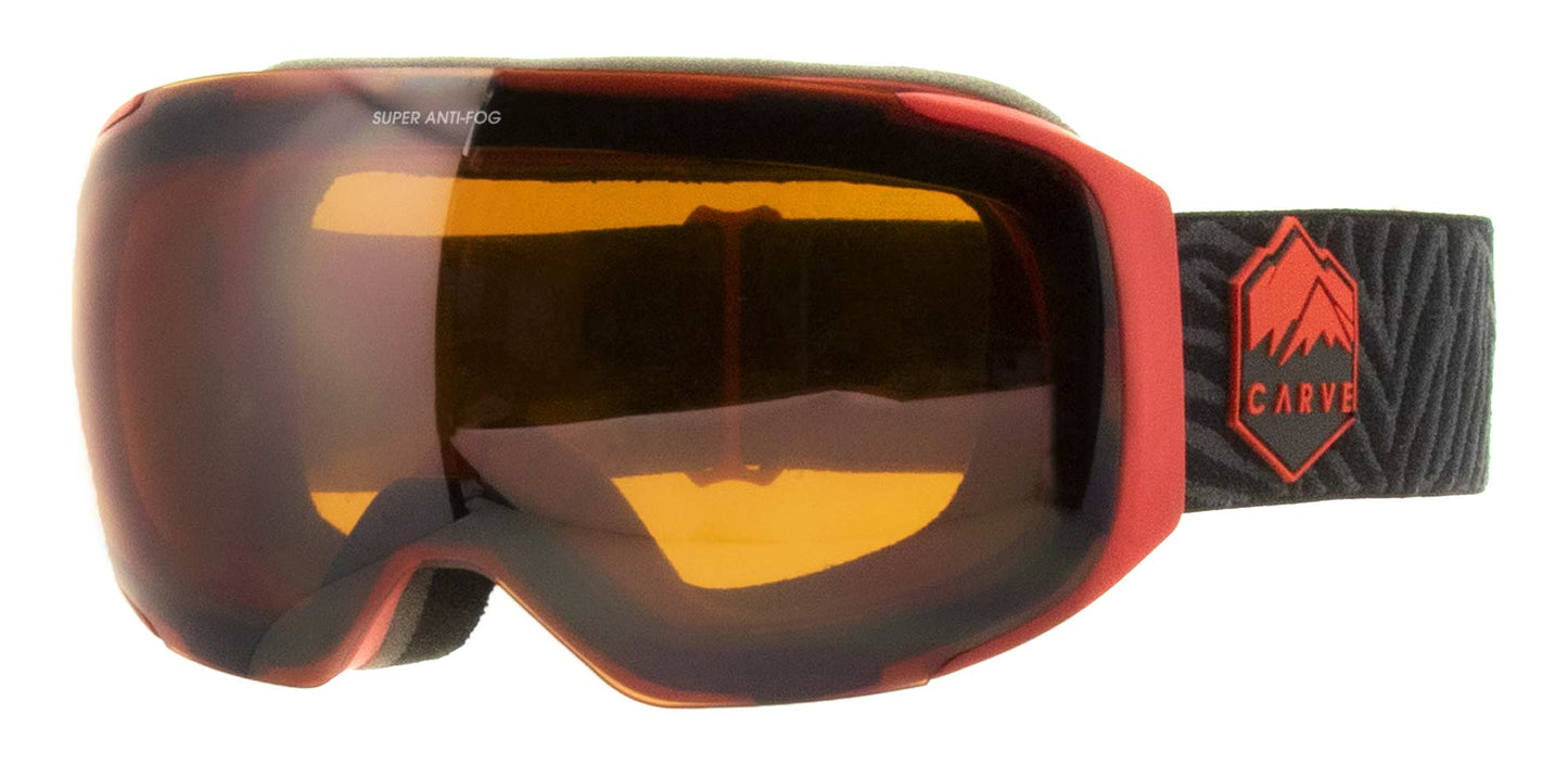 The Boss -  Magnetic Interchangeable Lens Red Goggles